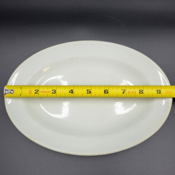 Vintage Oval Plate Platter W.H Grindley Vitrified England Restaurant Ware Read - Picture 9 of 10
